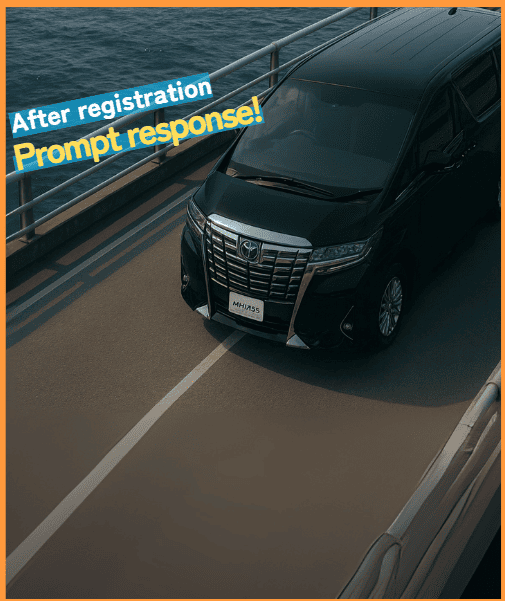 Okinawa Alphard Rental Car｜CELESTE Main Visual(Tablet)
